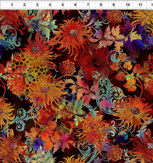 In The Beginning Fabrics Floragraphix V by Jason Yenter 2FGE1 Cotton Fabric - Sew Much