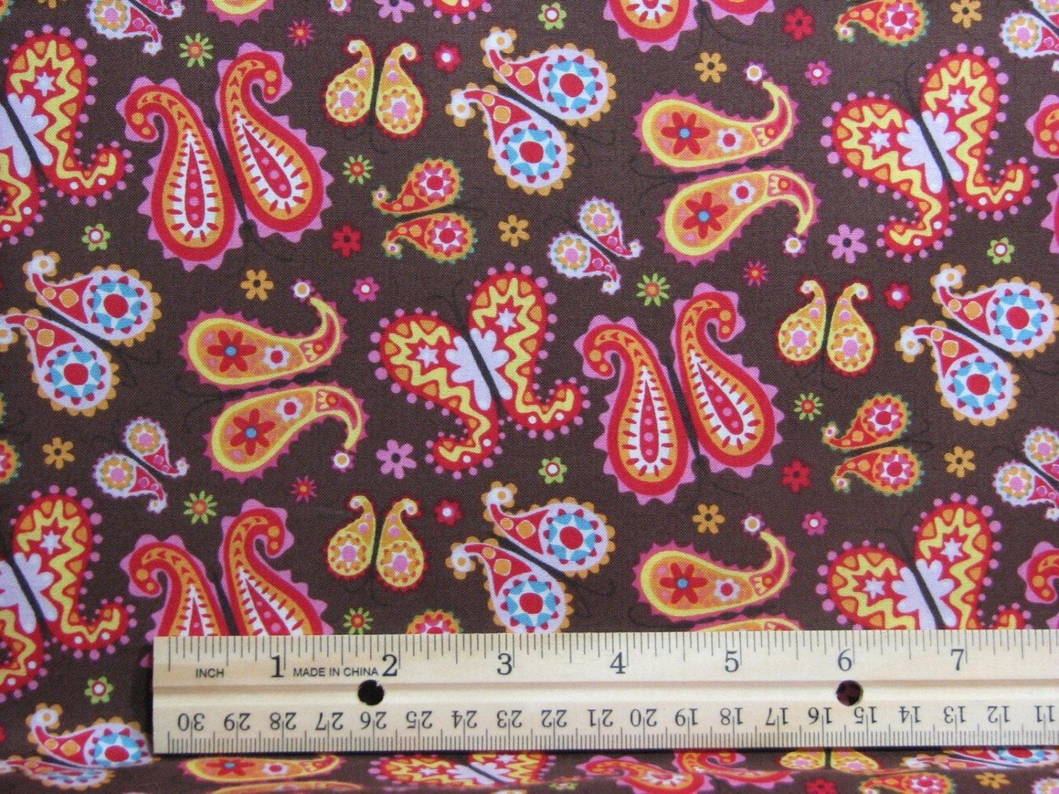 In The Beginning Fabrics Phoebe 2WSC-2 Butterfly Cotton Fabric by the Yard - Sew Much