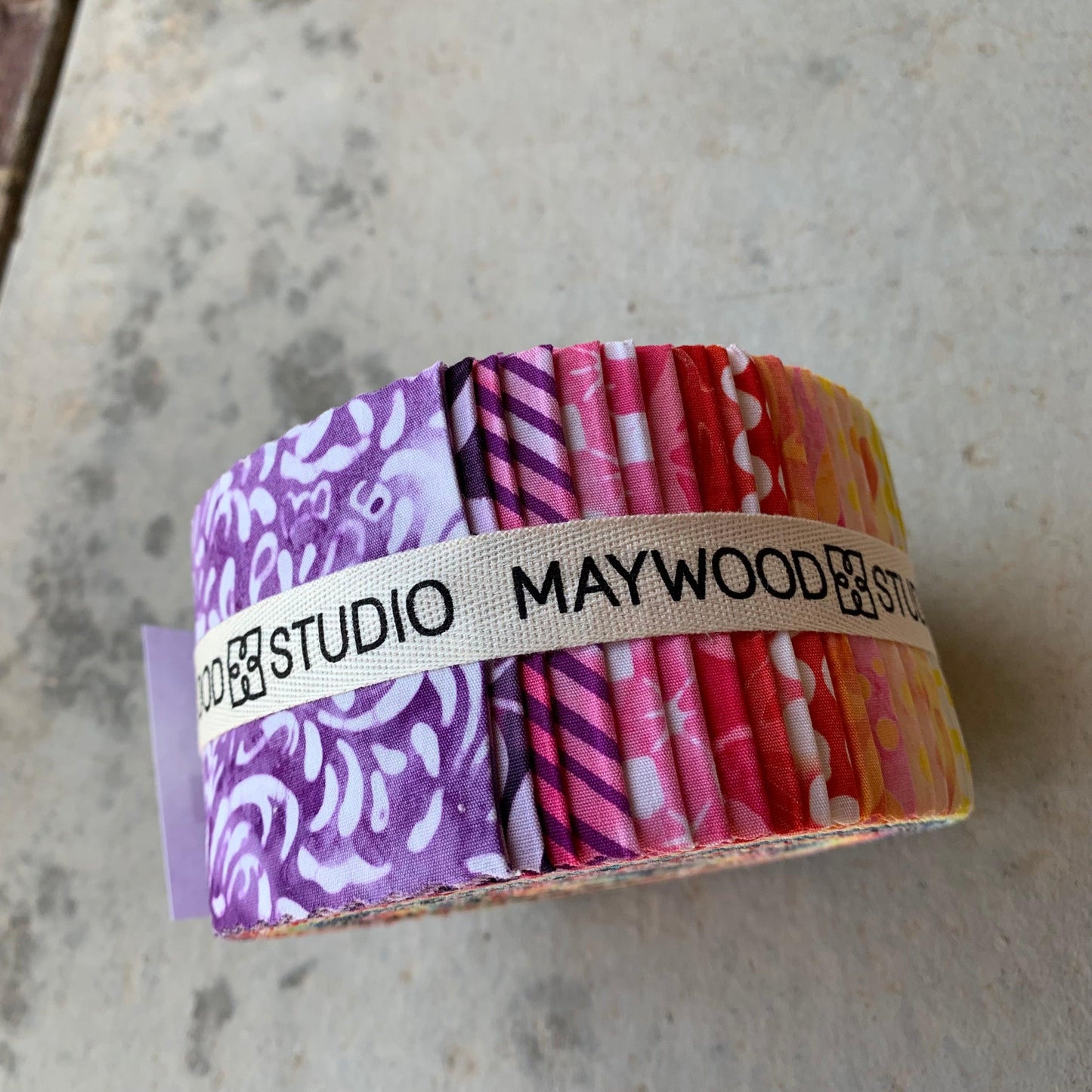 Maywood Studio Color Therapy Batik Strip Roll Fabric Strips ST-MASCTB - Sew Much