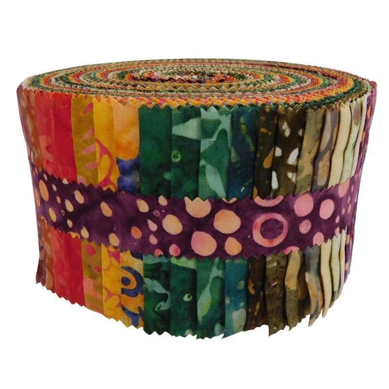 Maywood Studio Java Batik Fabric Strips Autumn ST-MASJAB-AUT - Sew Much
