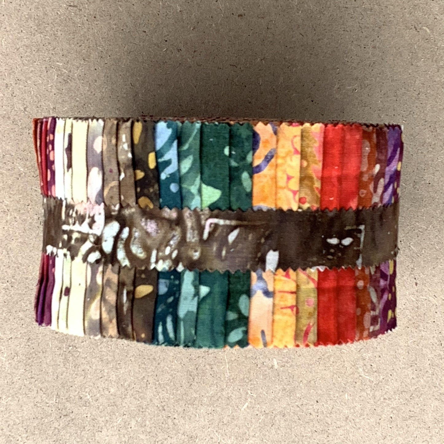 Maywood Studio Java Batik Fabric Strips Autumn ST-MASJAB-AUT - Sew Much