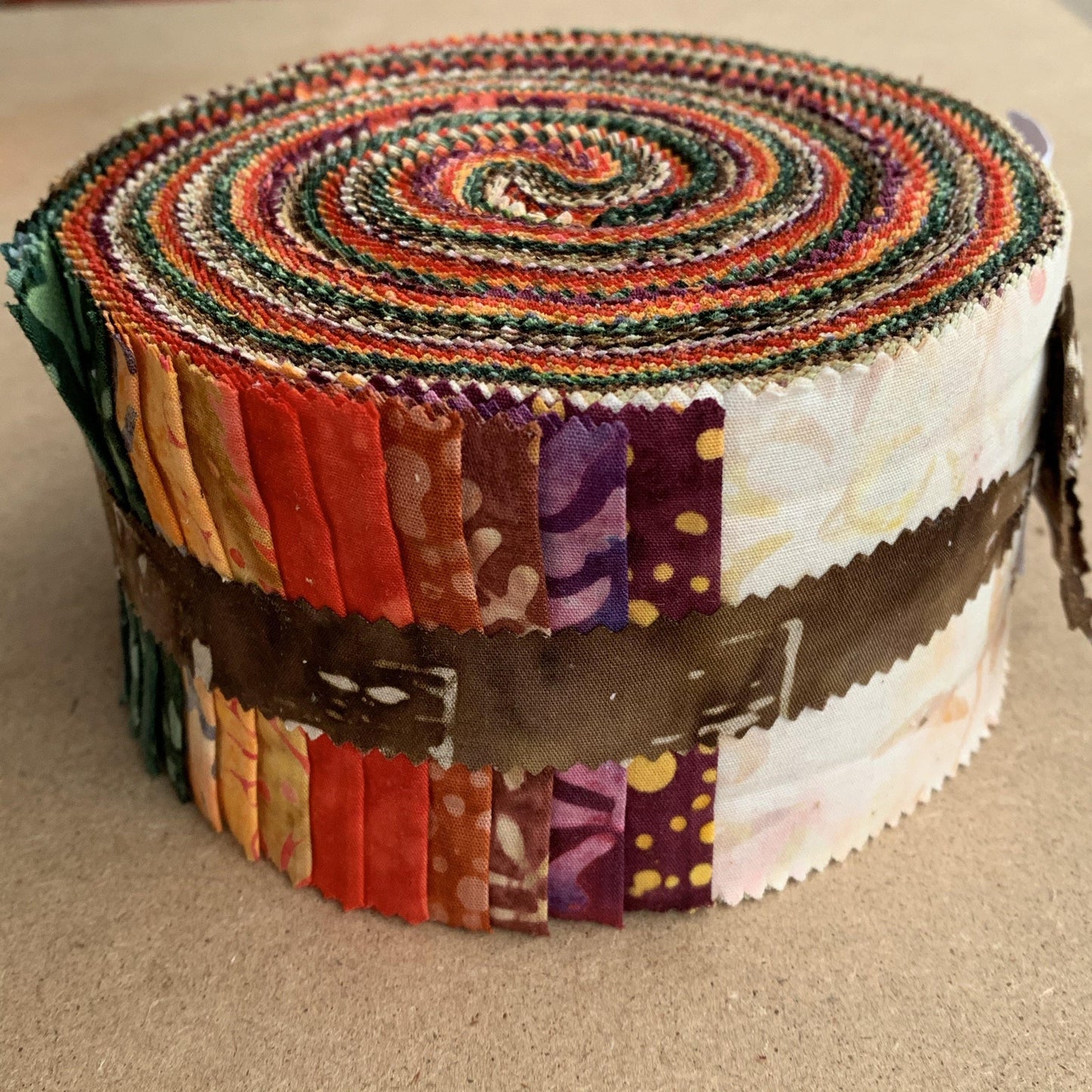 Maywood Studio Java Batik Fabric Strips Autumn ST-MASJAB-AUT - Sew Much