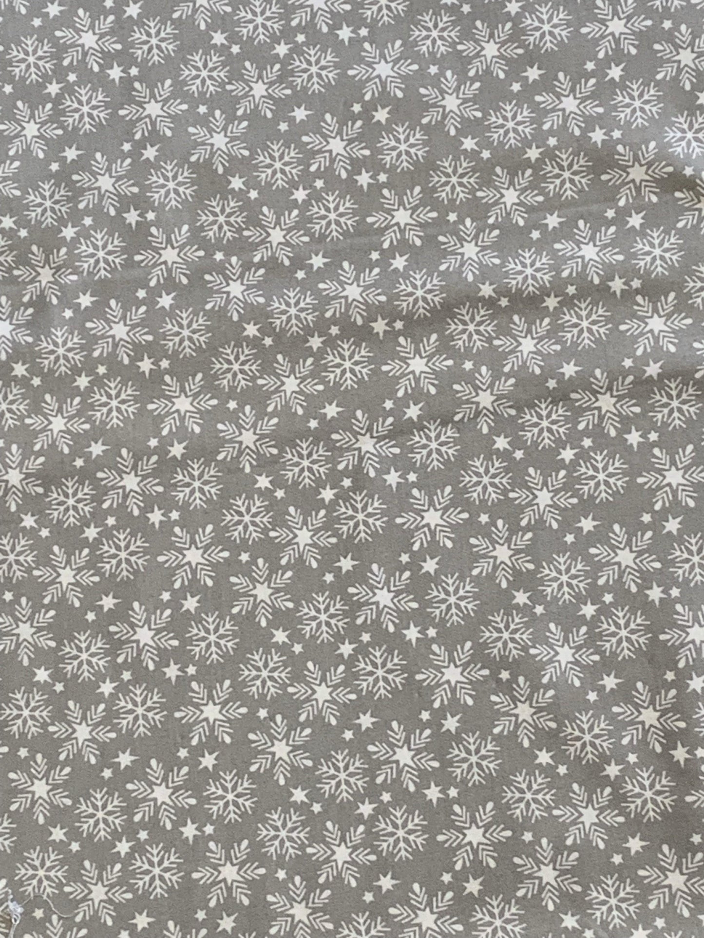 Snowfall from Fa La La by Maude Asbury and Free Spirit Fabrics PWMA016.XGREY - Sew Much