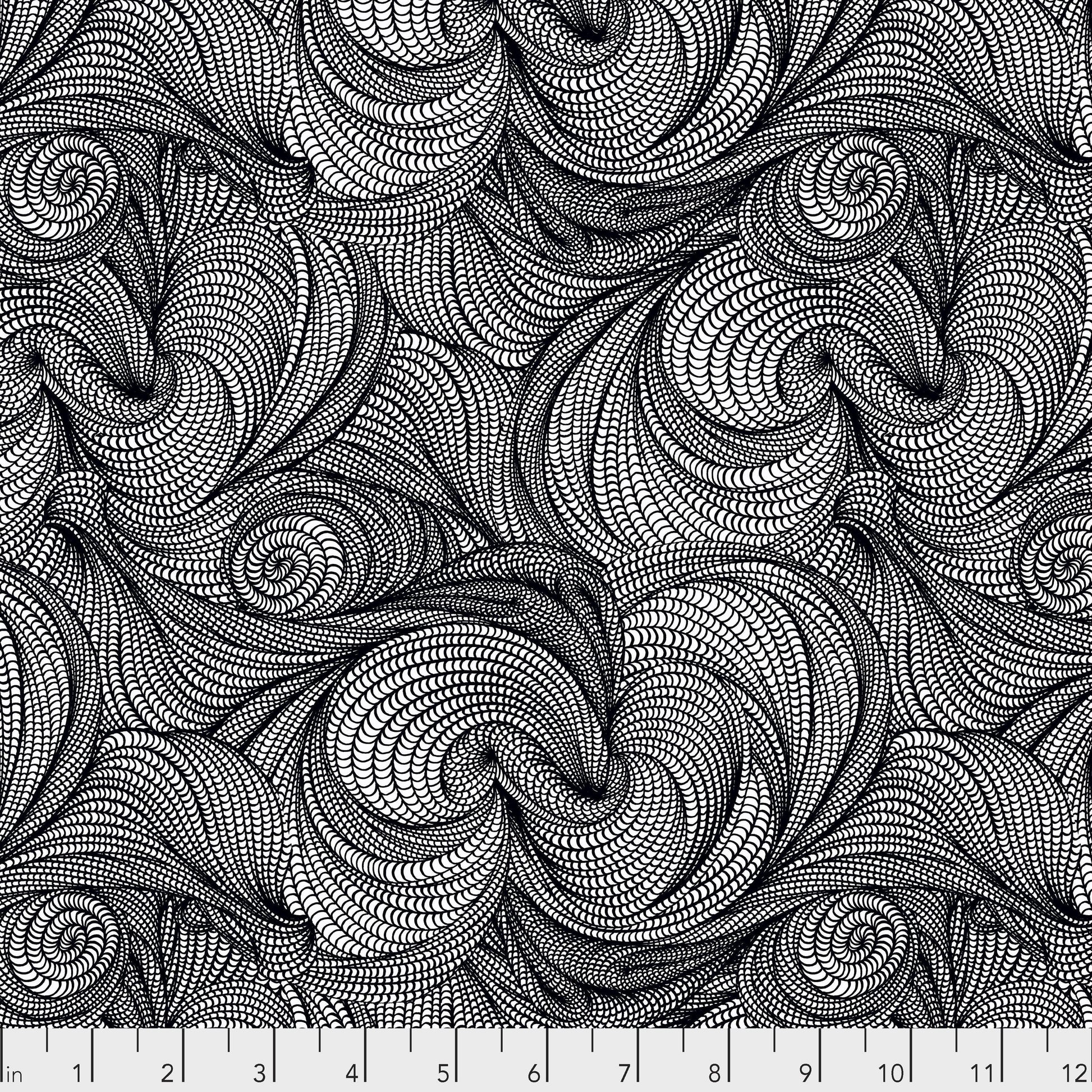 Stone Flip Biogeo-1 by Adrienne Leban Free Spirit Fabrics PWAL005.BLACK - Sew Much